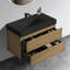 Meuble-lavabo en chêne naturel - 36 po, style moderne, rangement généreux, finition d'armoire silencieuse 36 po, tiroirs de grande capacité, fermeture silencieuse-1289970674-1289970673