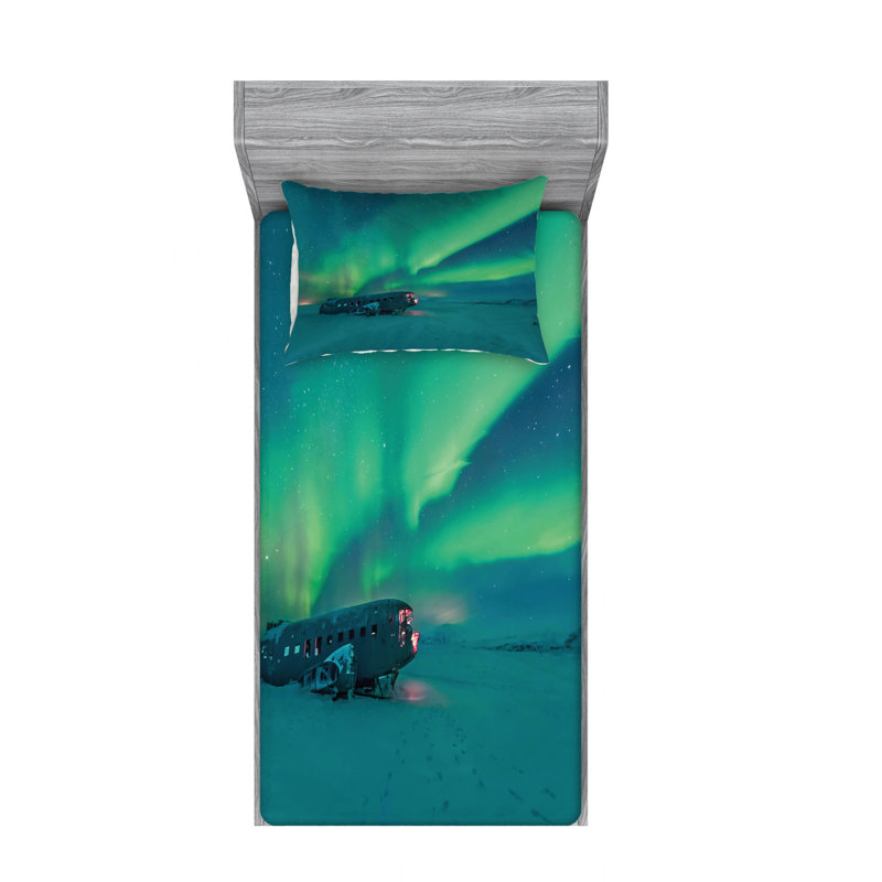 Microfiber Sheet Set, Twin Sheet Set with Fitted Sheet