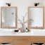 Miroir mural moderne, miroir rectangulaire mural Farmhouse