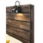 Ensemble de chambre à coucher avec lit plateforme Eschol 5-1-366567405-366567408