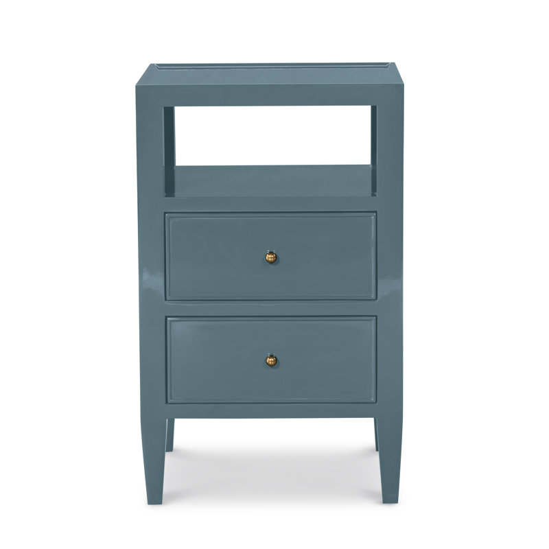 Aster Bedside Table, Harbour, 29.25" H x 18" W x 18" D, Square