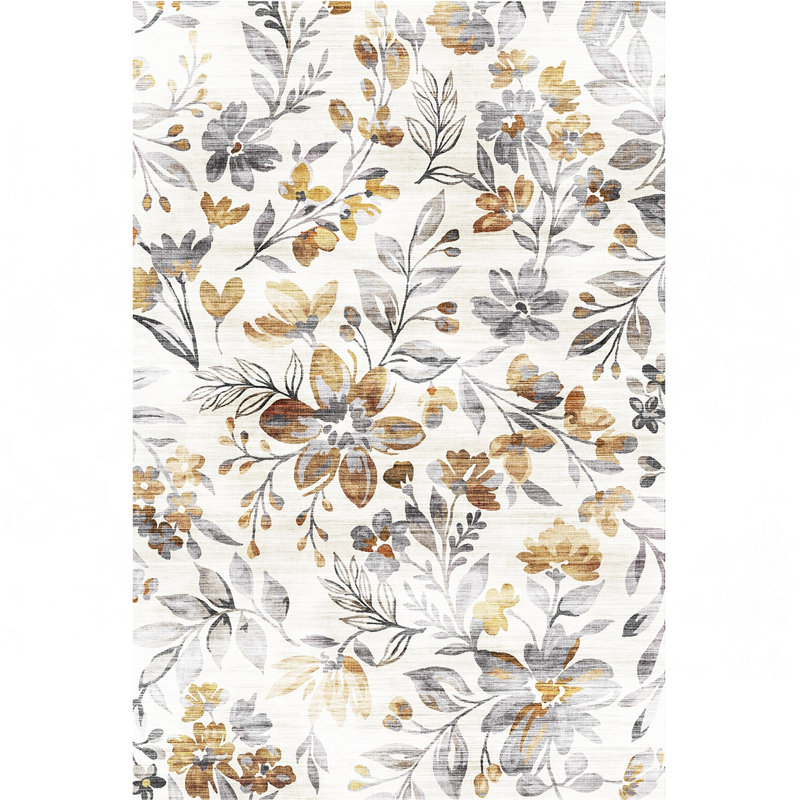 Tapis d'intérieur et d'extérieur lavable antidérapant, Rectangle 3 pi 4 po x 5 pi