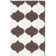 Rodgers Hand Woven Flat Weave Banana Silk/Wool/Cotton Geometric Rug in White/Brown