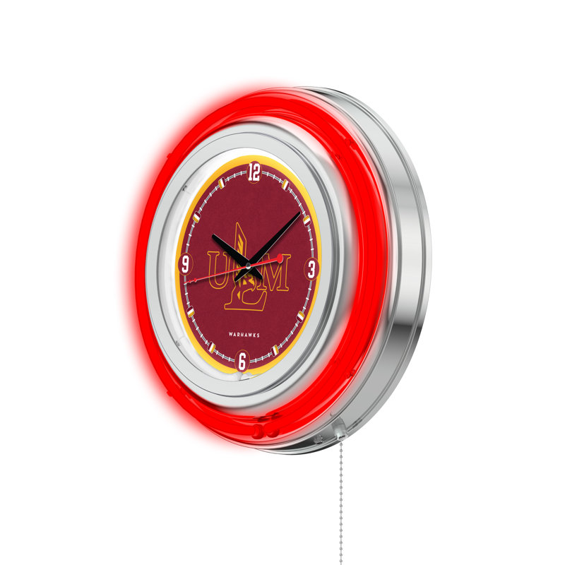 Horloge murale 15 po NCAA, Louisiane - Monroe