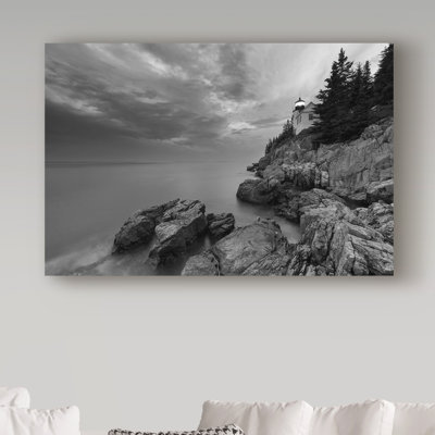 « bass harbor ambiance », reproduction de photo sur toile tendue