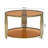 Glass Coffee Table With Shelf