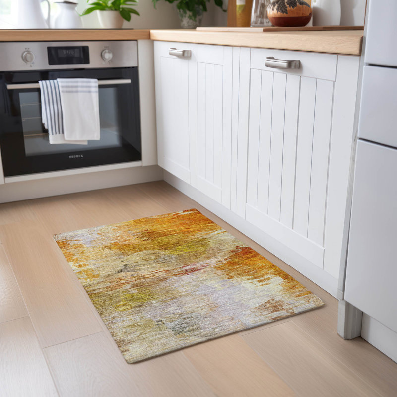Tapis intérieur / extérieur Khloei, Rectangle 1 pi 8 po x 2 pi 6 po