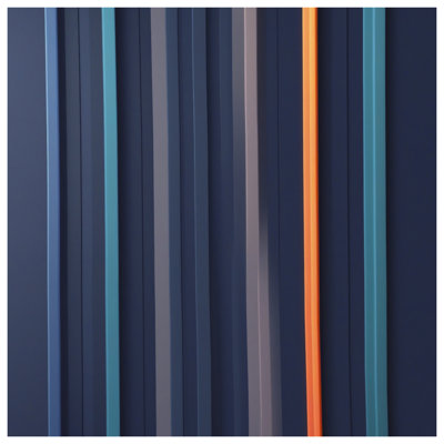 Vertical Striped Paneling Comforter