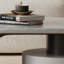 Table basse ovale légère et luxueuse
