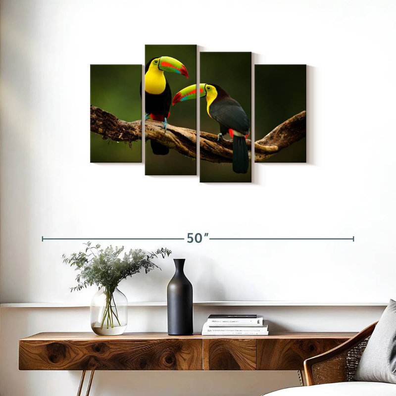 Brampt Toucans On Branch
