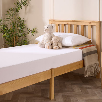 Aadi Solid Wood Shaker Bed Frame
