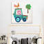 « jolie farm porc », peinture sur toile tendue-523170794