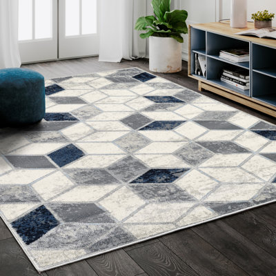 Tapis gris Jenifry