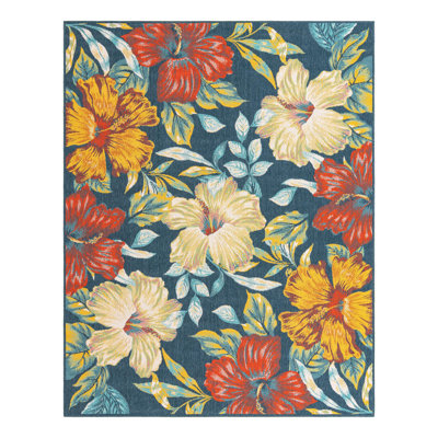 Eribella Floral Indoor / Outdoor Rug