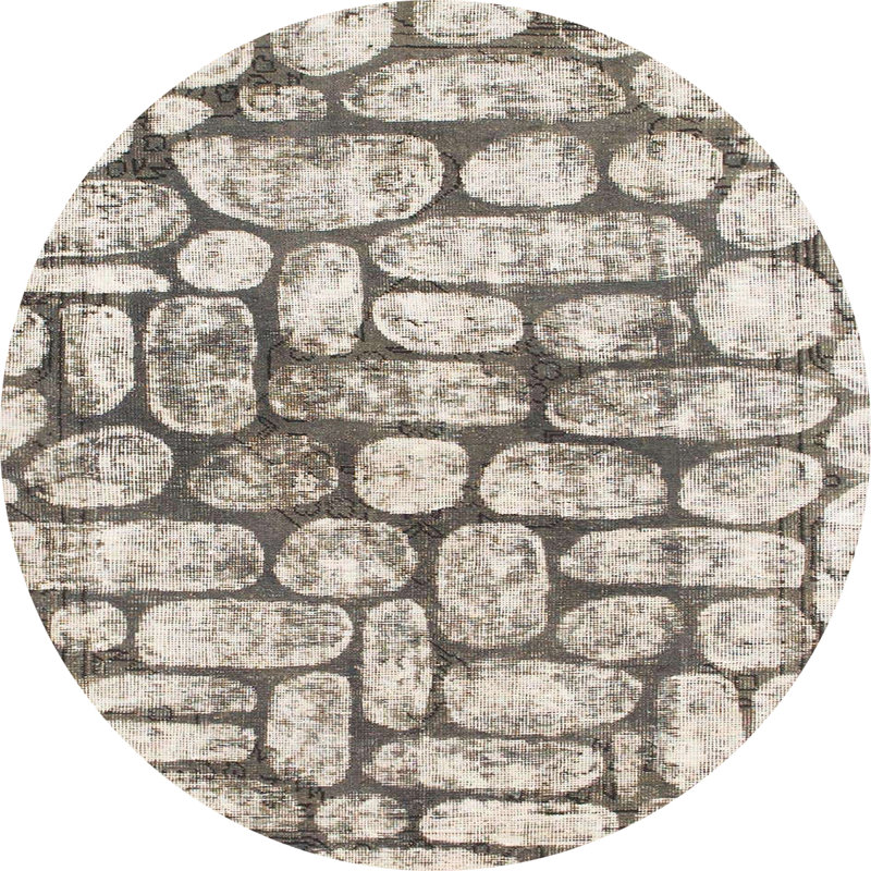 Tapis abstrait 1333, Rond 8 pi