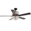 Chaîne de 52 po pour ventilateur de plafond en cristal à 5 pales avec ensemble d'éclairage inclus Caruthersville-379948998