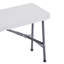 Banc de soccer pliable en résine Armar, banc de jardin, table pliante étroite 6 places, banc pliable de 1,4 pi
