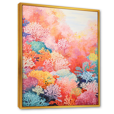 Coral Reef Barrier Expression I, reproduction d'art sur toile