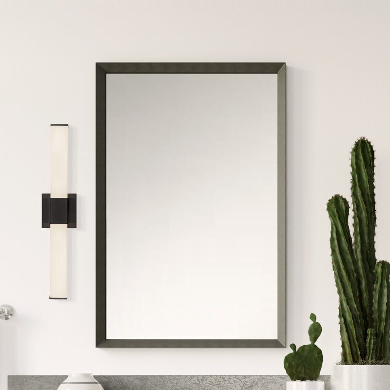 Vivi 24-in Black dimmable LED Wall Sconce, Matte Black