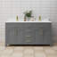 Beckett 66" Freestanding Double Bathroom Vanity with Cultured Marble Top-481319800-473309635-473309661