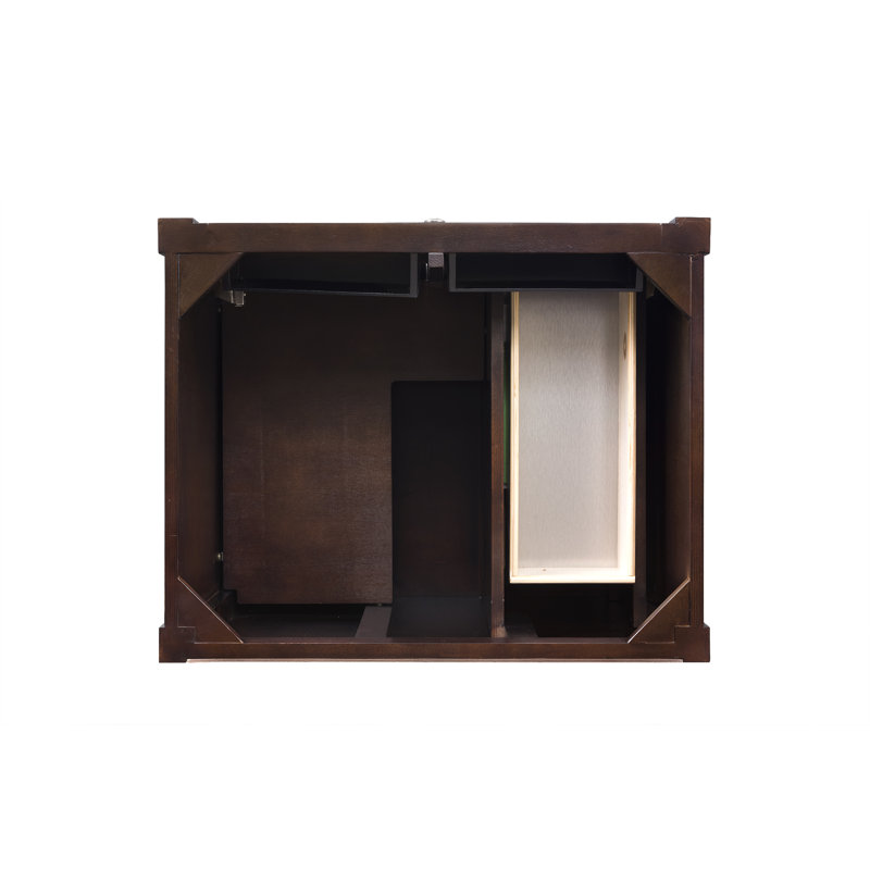 Brittany 30' W Single Bathroom Vanity Base, Burnished Mahogany
