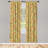 Honeycomb Geometric Semi-Sheer Rod Pocket Curtain Panels-45995614