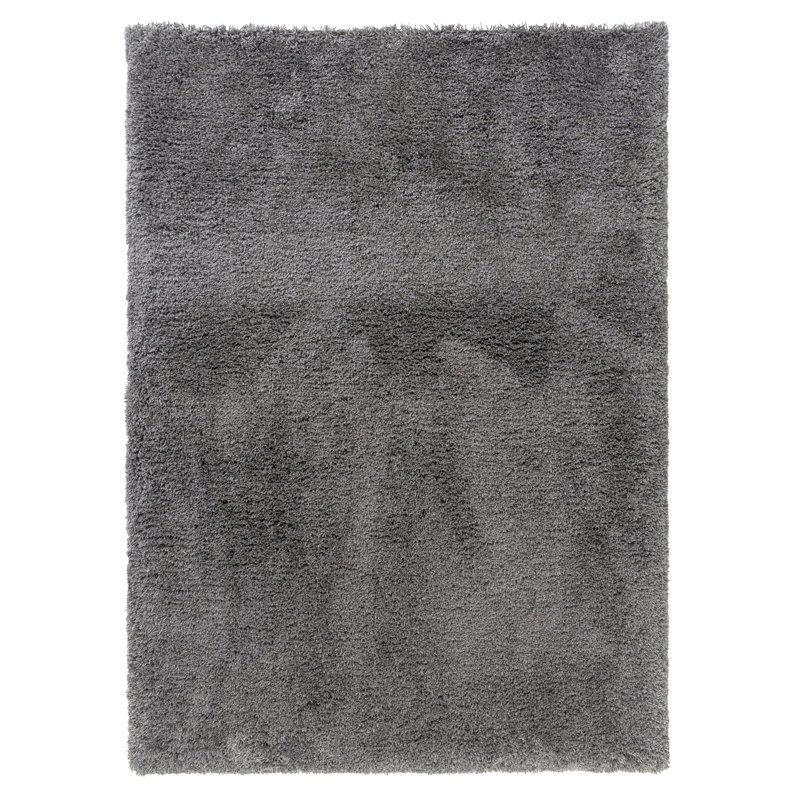 Casual Shag Solid Handmade Performance Rug, Rectangle 7'6" x 9'6"