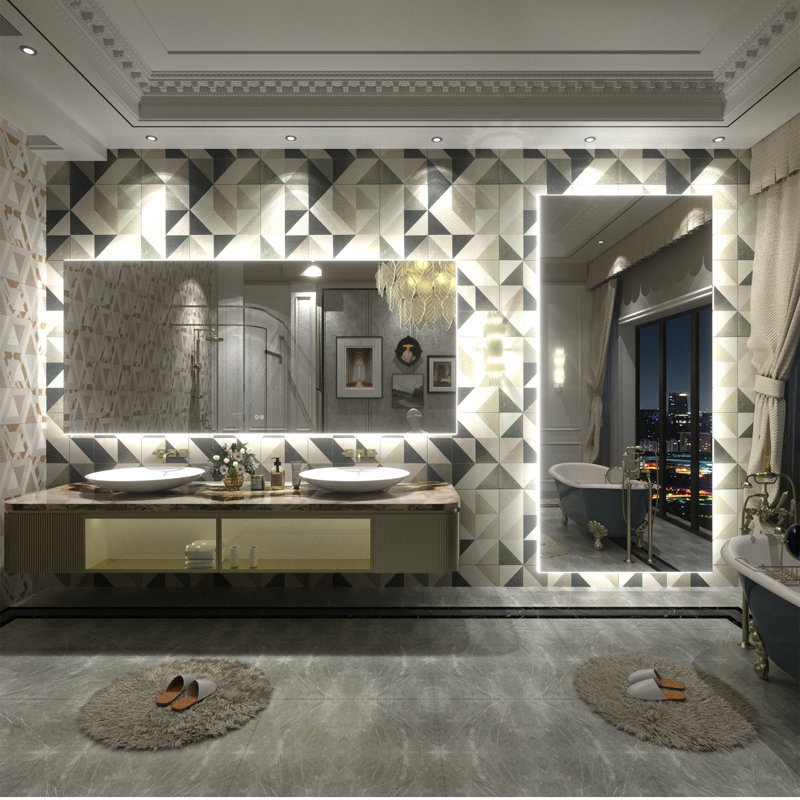 Miroir de salle de bain , 72 po x 32 po