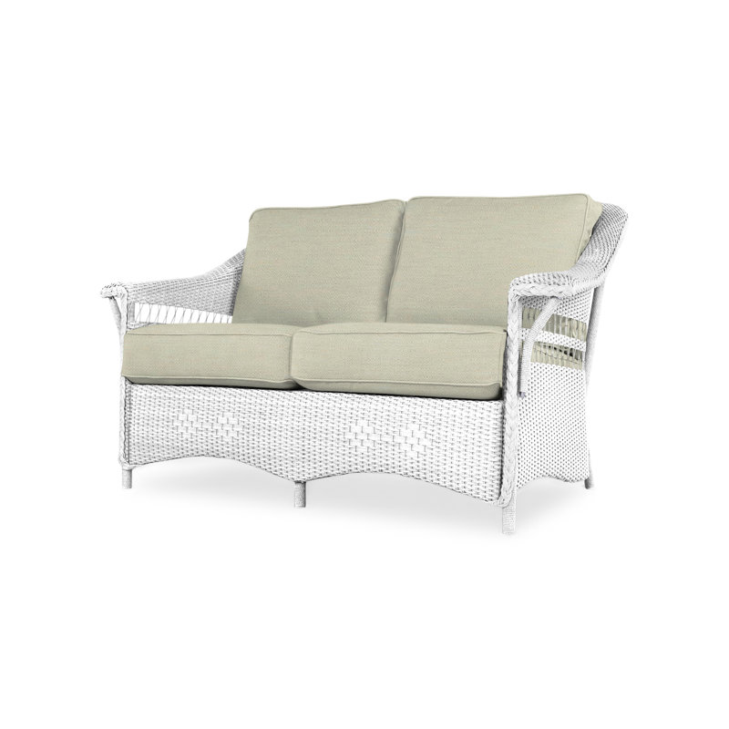 Nantucket Outdoor 2 - Seat, White, Sandberg Navy