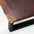 Lemay Acacia Solid Wood Top Metal Base Dining Table-2114092277