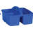 Compact Blue Plastic Organizer Caddy - Storage Solution