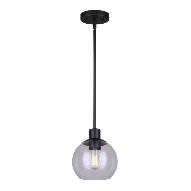 1 - Light Black Single Pendant