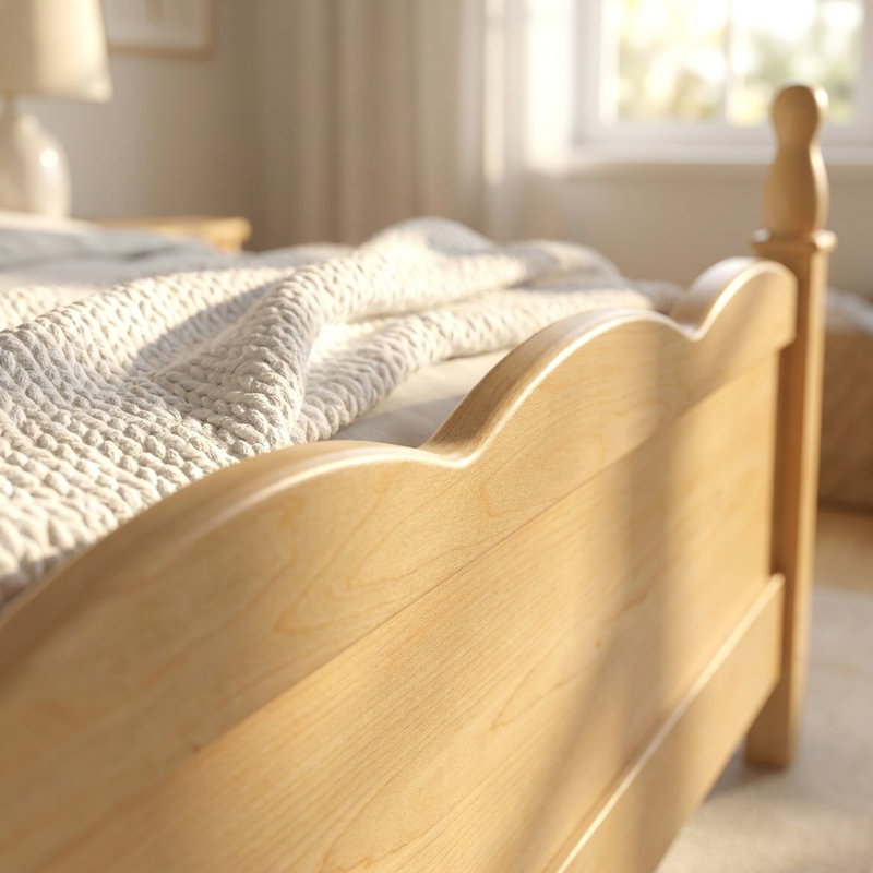Lit de sol pour enfants avec garde-corps pleine longueur et bibliothèque intégrée Kittredge Montessori pour un sommeil sécuritaire et indépendant