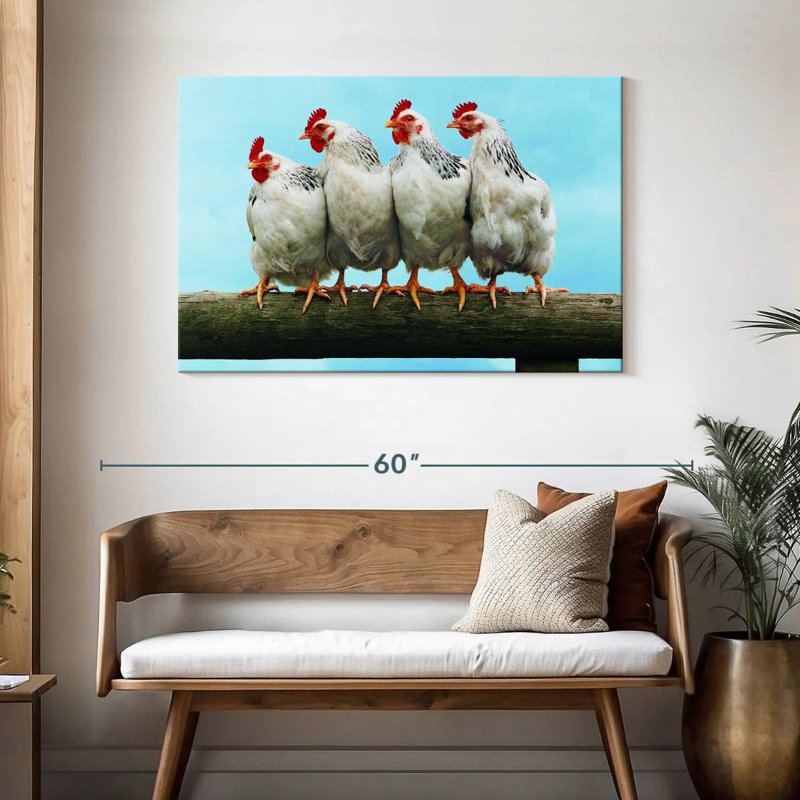 Brampt Chicken Friends, H 30 po x l 45 po