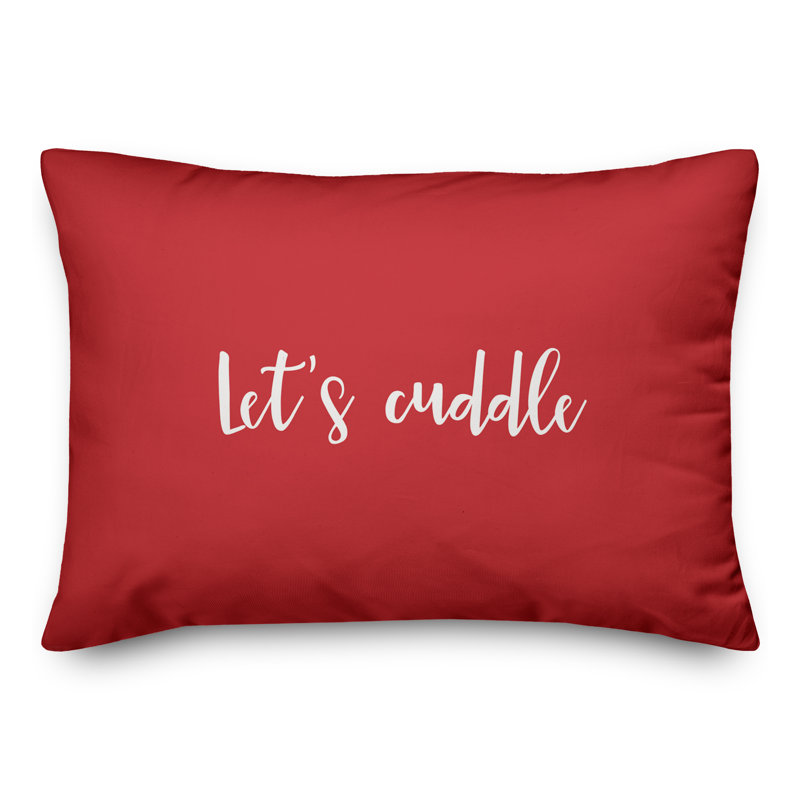 Throw Pillow, Red