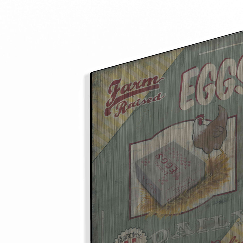 «Farm Raised Eggs» par Pam Britton, H 16 po x l 12 po