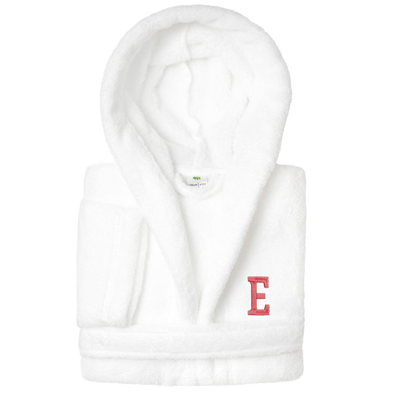 Peignoir à capuche double 100% polyester personnalisé, M, E, Rouge
