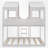 Full Over Full House Bunk Bed-1307237079
