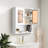26 in. W x 30 in. H Bathroom Storage Wall Cabinet Fully Assembled with Sensor Light-1909904047