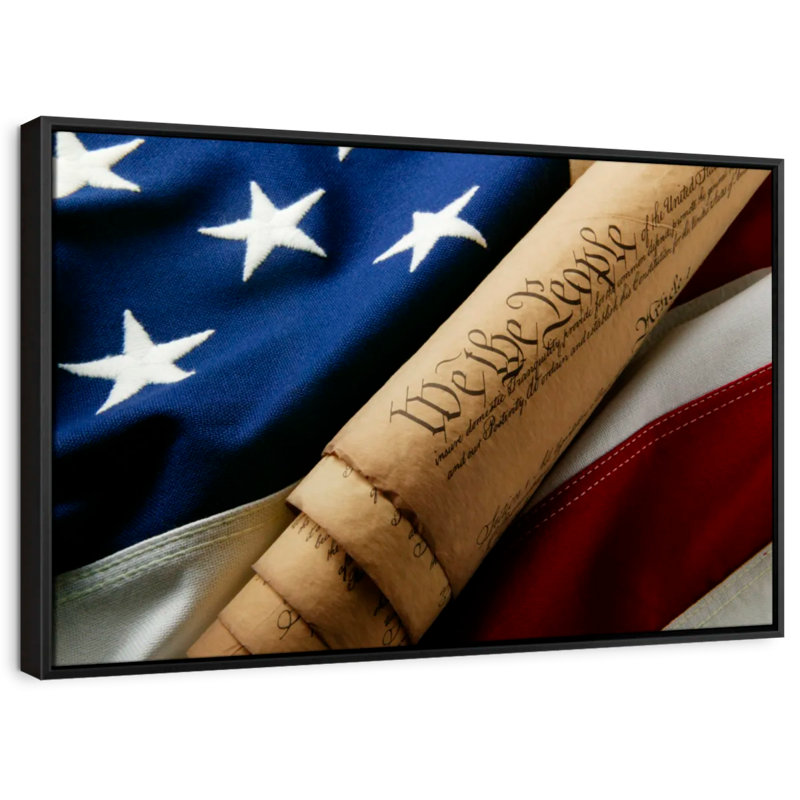 American Freedom Canvas Print, 9" H x 13" W