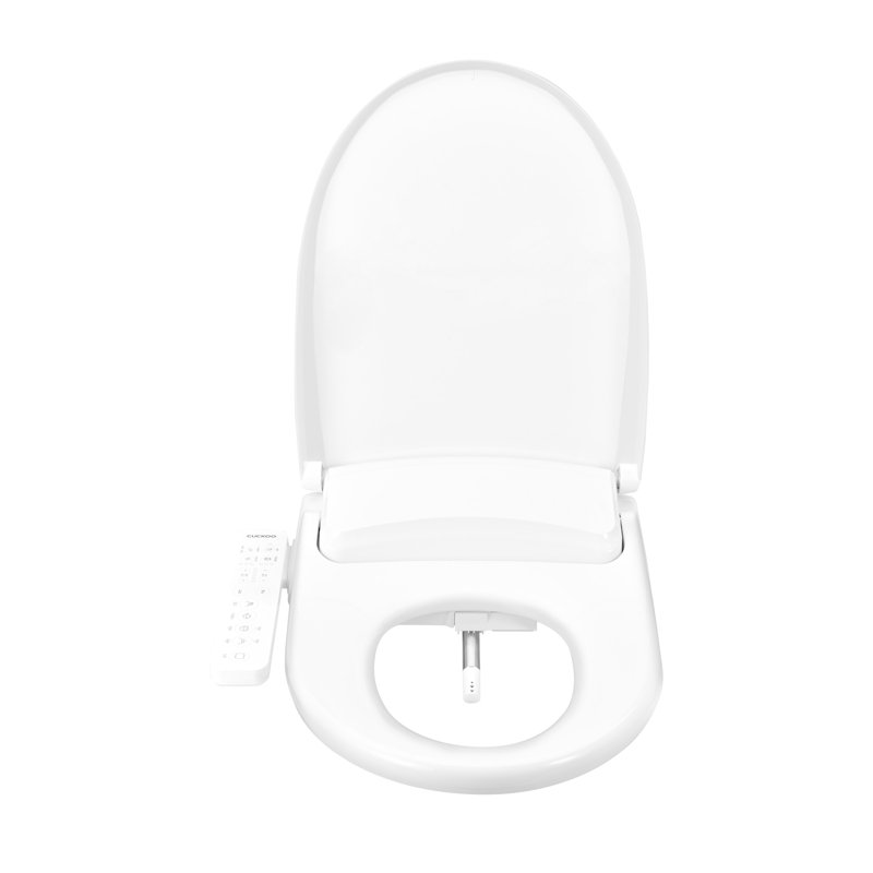 Abattant de toilette bidet électrique allongé CUCKOO avec siège chauffant, CBT-L2031W