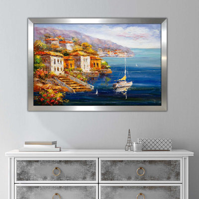 «Colorful Sea», reproduction encadrée