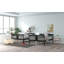 Lit superposé double au-dessus de double avec échelle pour chambre à coucher, mobilier de chambre d'amis - espresso