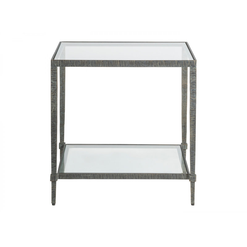 Metal Designs Claret Rectangular End Table, St. Laurent