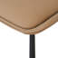 Ensemble de 2 chaises de salle à manger en similicuir kaki moderne et minimaliste-180123737