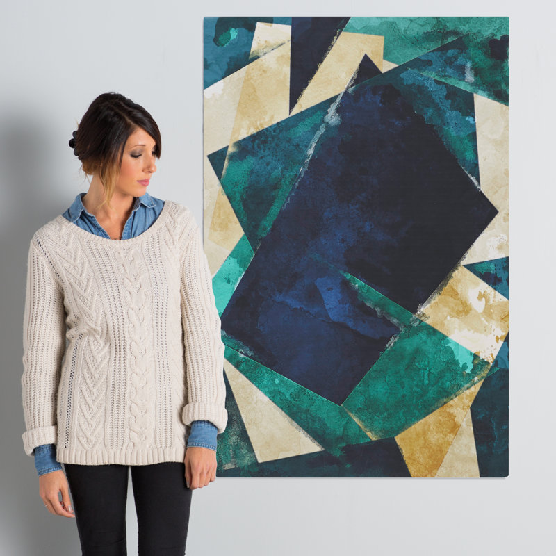 Abstracta Dos - Impression sur toile tendue, H 45 po x l 30 po x P 1,5 po