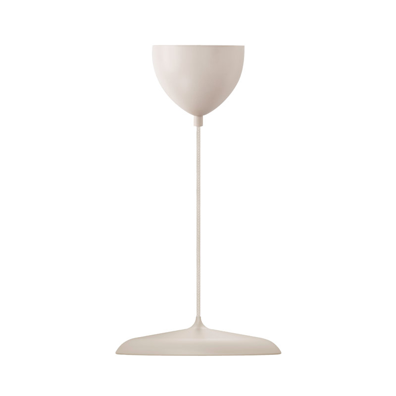 1 - Light Pendant, 0.9 W, Beige, 6cm H x 25cm W x 25cm D