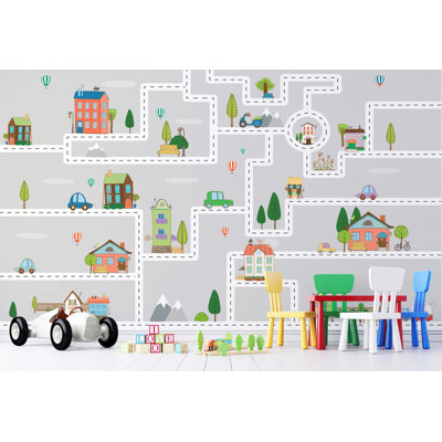 Geometric Wall Mural