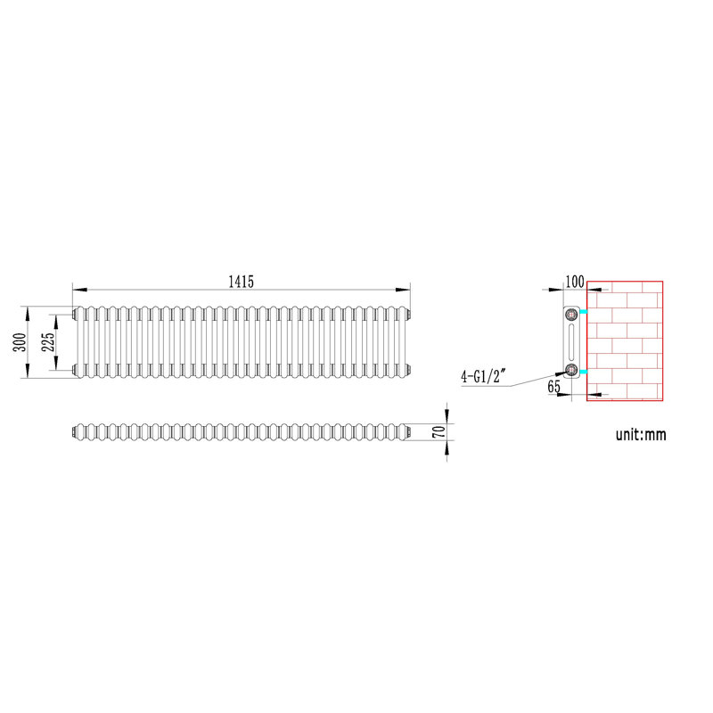 Horizontal Designer Radiator