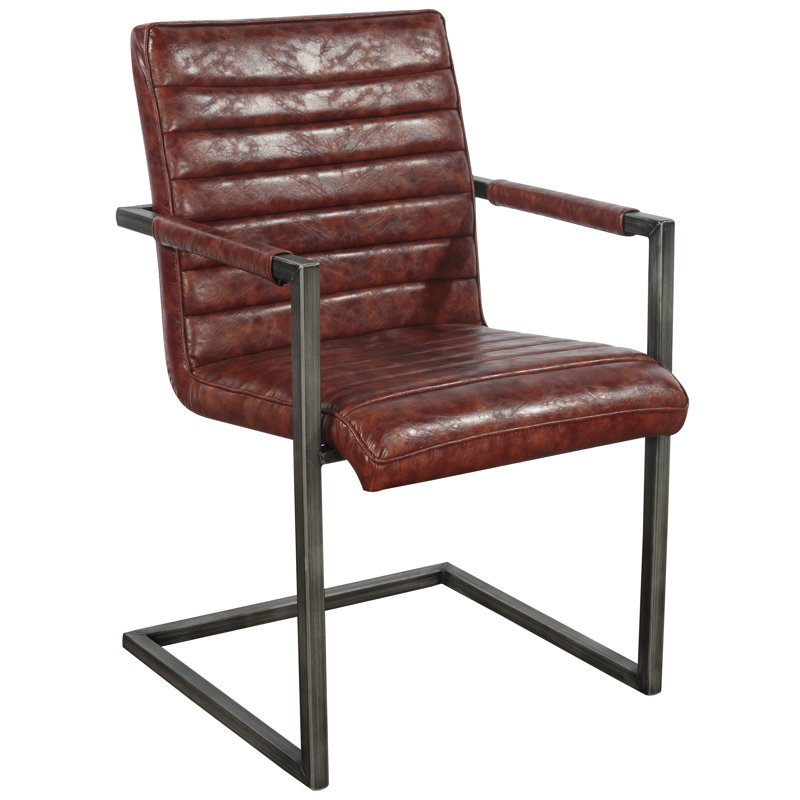 Faux Leather Armchair